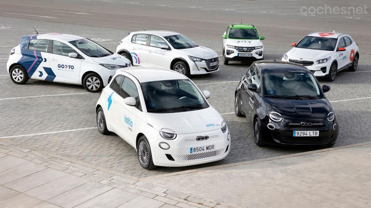 El carsharing registra un récord de 3,75 millones de viajes en 2023