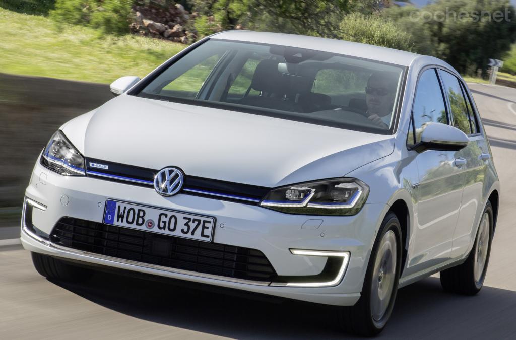 El Volkswagen e-Golf, ya descatalogado, ofrece un rodar muy agradable, aunque peca de poca autonomía. 