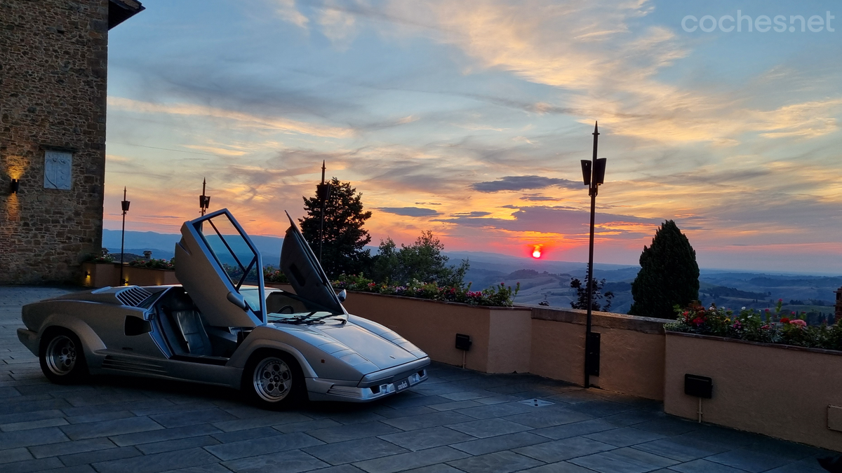 Durante el evento pudimos tres coches clásicos de Lamborghini: el Miura SV de 1971, el Diablo SE 6.0 de 2001 y un Countach 25 Aniversario de 1990.