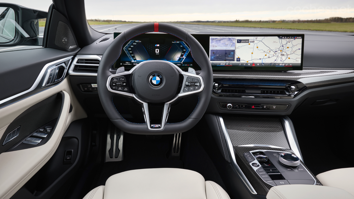 El "facelift" de los BMW i4 y Serie 4 Gran Coupé trae pequeños cambios estéticos y algunas mejoras de equipamiento.