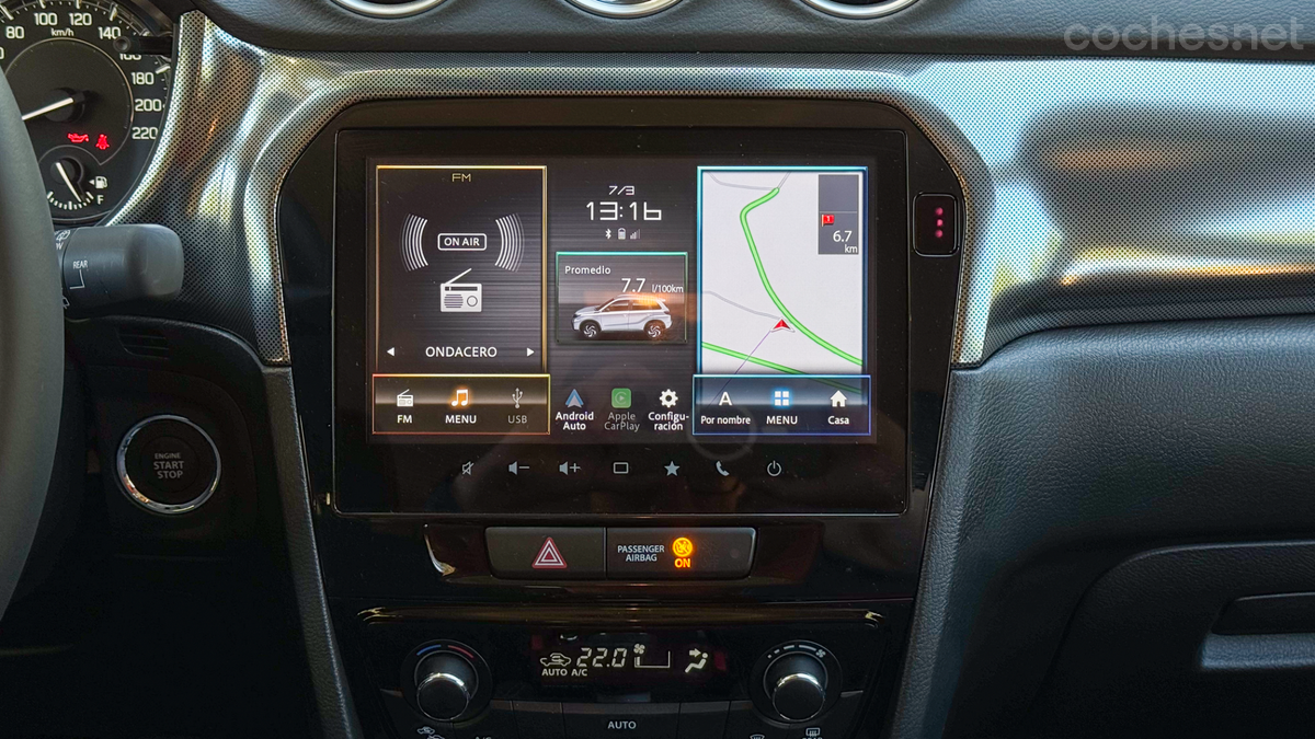 El sistema de infoentretenimiento se ha puesto al día. Lo peor es que la navegación no lo ha hecho; lo mejor, que podremos usar Android Auto o CarPlay sin cables. [Foto: JC Grande]