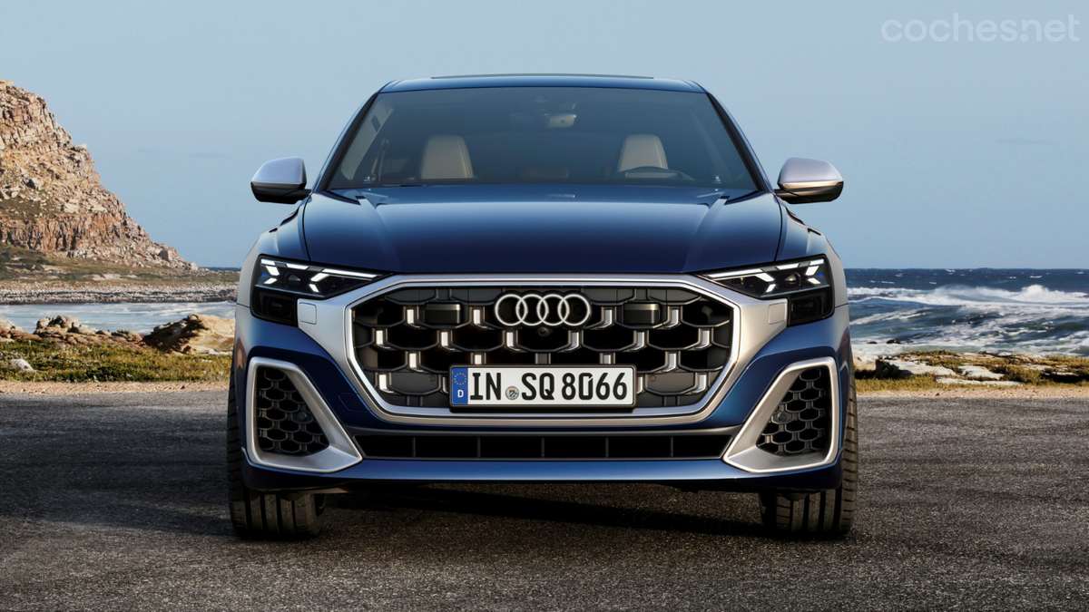 El SQ8 añade detalles distintivos y el único motor V8 de gasolina de toda la gama.