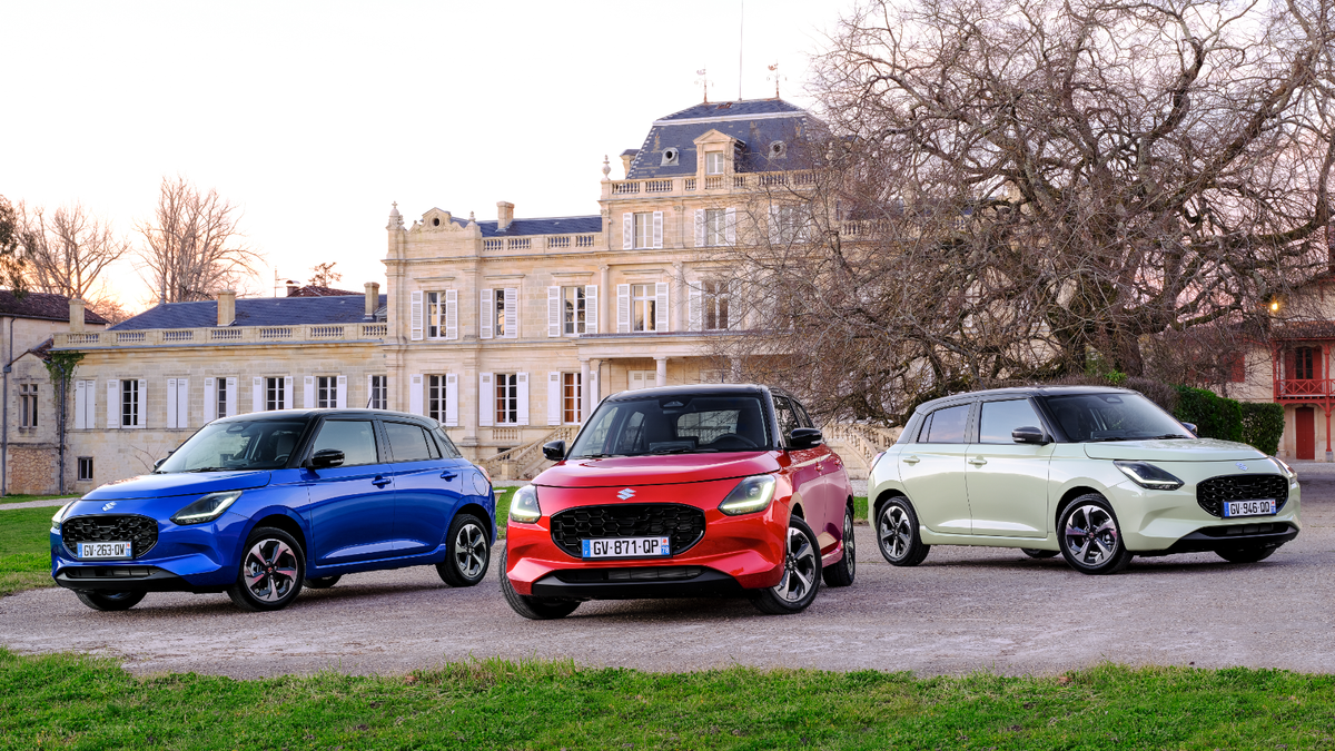 La gama del nuevo Suzuki Swift está integrada por tres acabados. Se vende en nueve colores y cuatro combinaciones bitono.