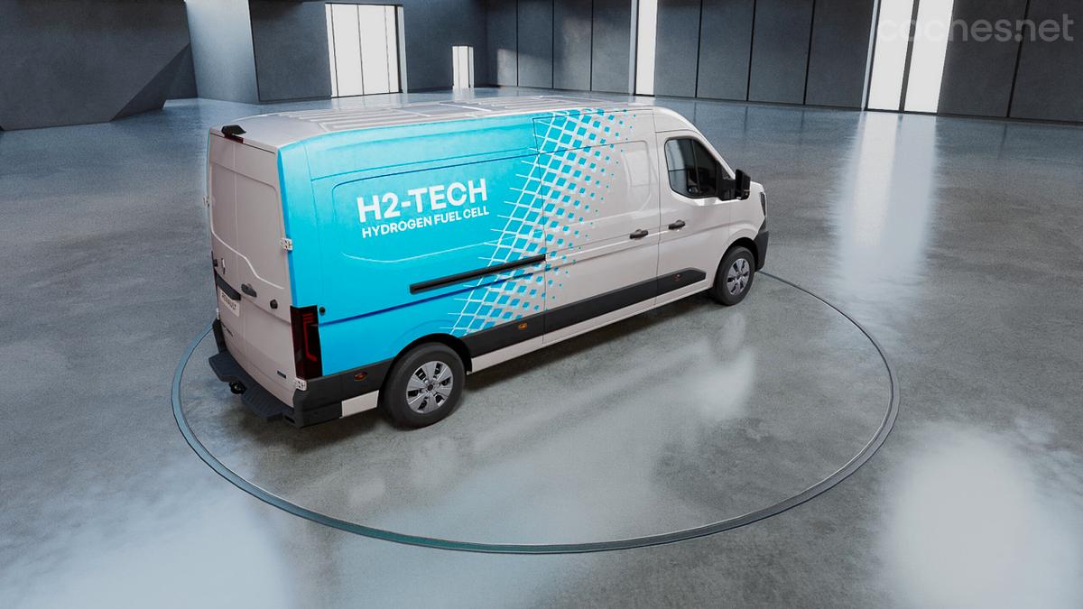 Conectividad, control y funcionalidad se integran en el habitáculo del Renault Master H2-Tech.