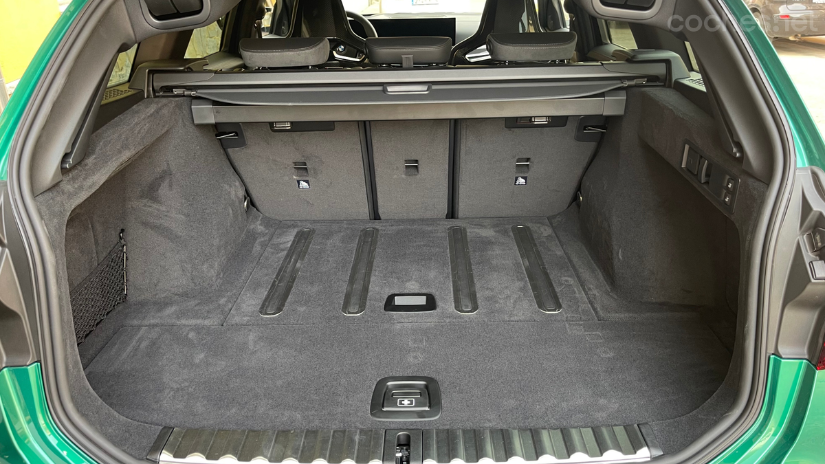 El maletero del M3 Touring es como el de cualquier Serie 3 Touring; grande (500 litros) y muy funcional.
