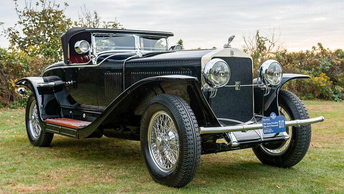 El Isotta Fraschini Tipo 8AS de 1927, encargado por la leyenda de Hollywood Rudolph Valentino, ocupa el tercer puesto en el Salon Privé 2024.