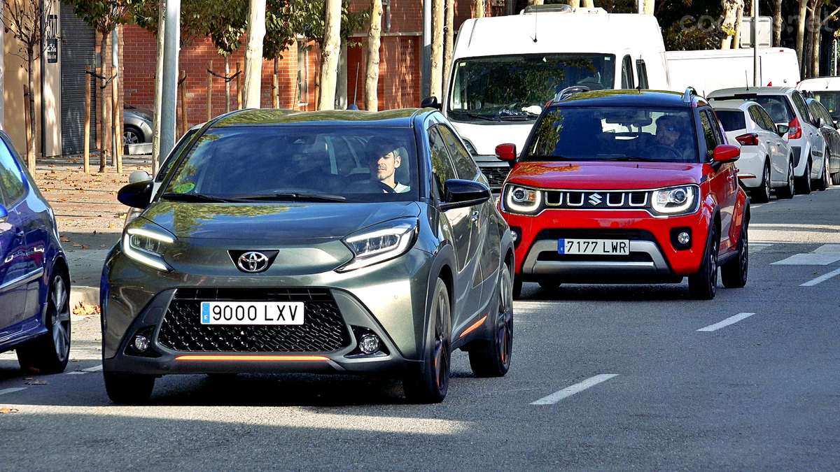 Toyota Aygo X Cross y Suzuki Ignis son los mejores "micro-SUV" para callejear.