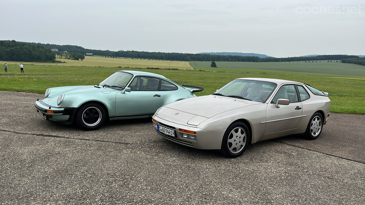 Porsche 911 Turbo de 1975 y Porsche 944 Turbo de 1989 