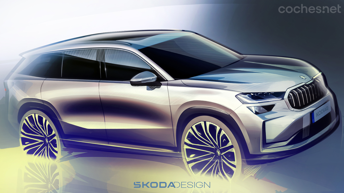 La segunda generación del Skoda Kodiaq estará disponible con motores gasolina, diésel, micro-híbridos e híbridos enchufables.