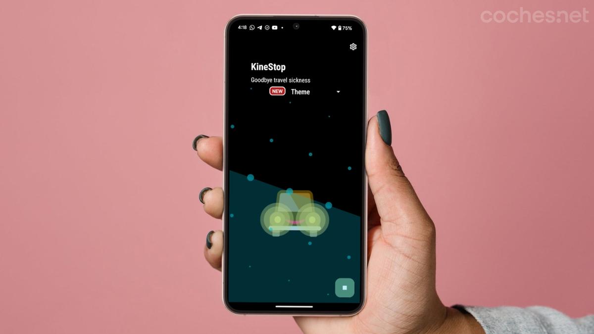 Kinestop, disponible desde 2018, es la opción preferida por los usuarios de Android para evitar mareos.