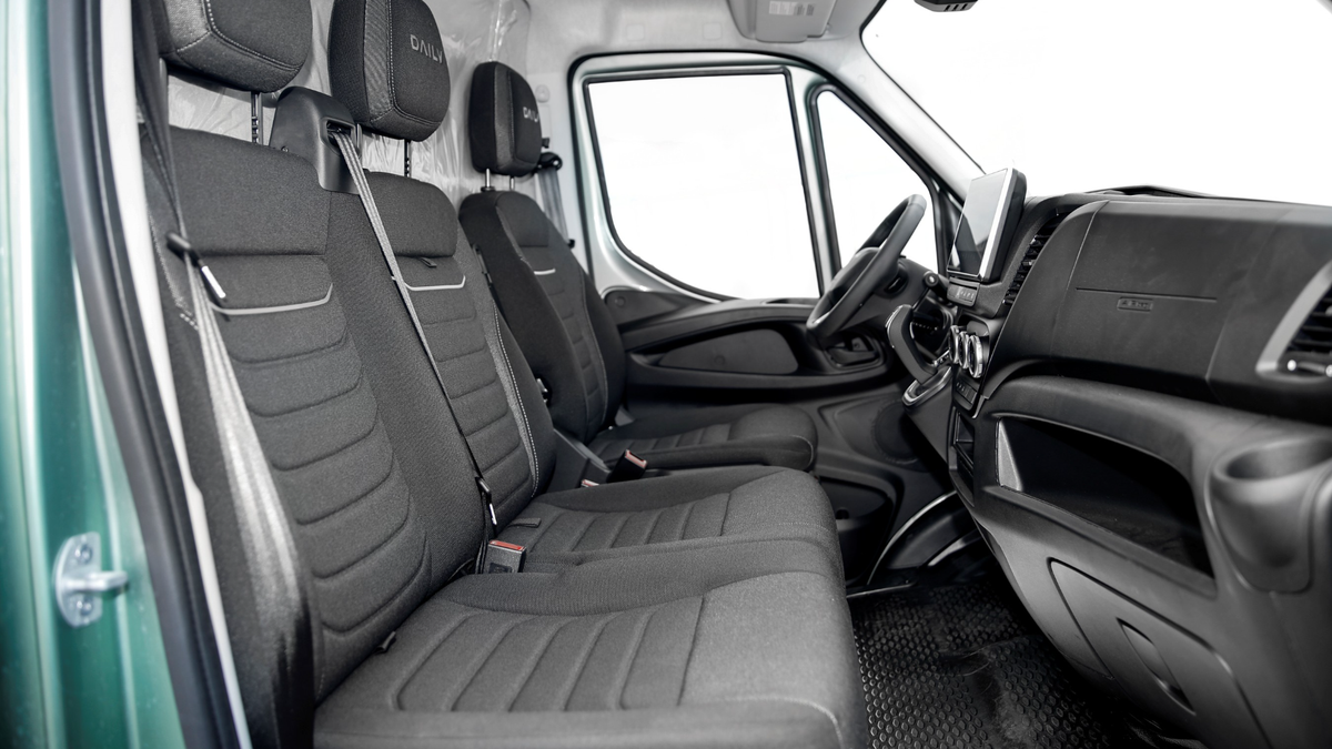 La cabina de la Iveco Daily se ha rediseñado para hacerla más práctica y confortable