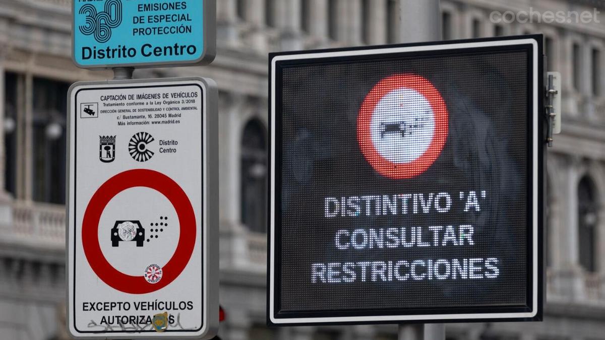 Los coches sin etiqueta residentes en Madrid sí podrán circular por la ciudad