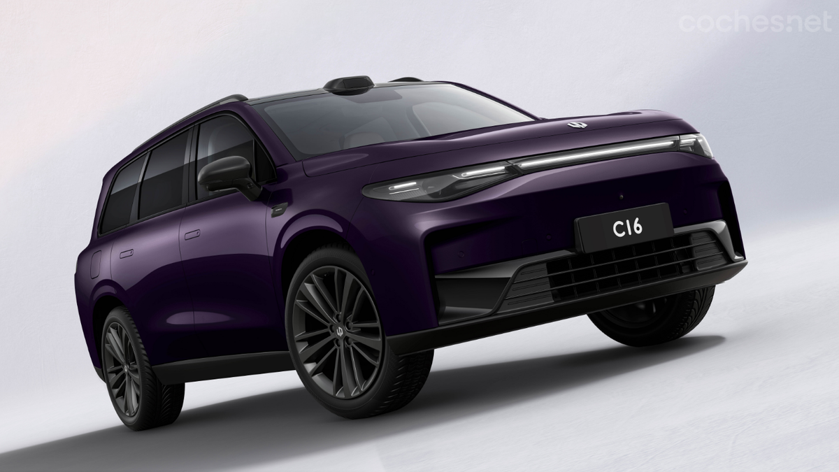 Leapmotor es una empresa china cuyo producto más reciente es este C16, un SUV eléctrico de gran formato.