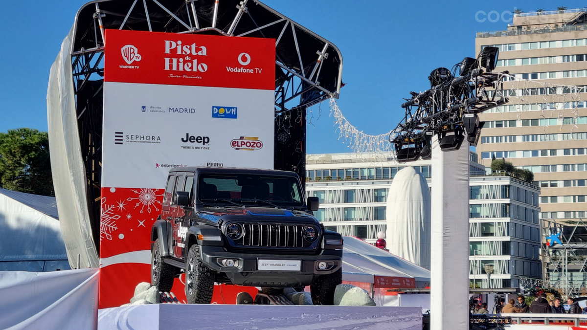 Jeep inaugura la pista de hielo Javier Fernández en Madrid