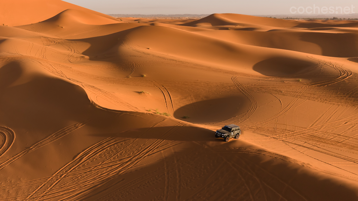 El recorrido de esta edición fue muy exigente, acabando en las dunas del Erg Chebbi, un clásico de la prueba. 