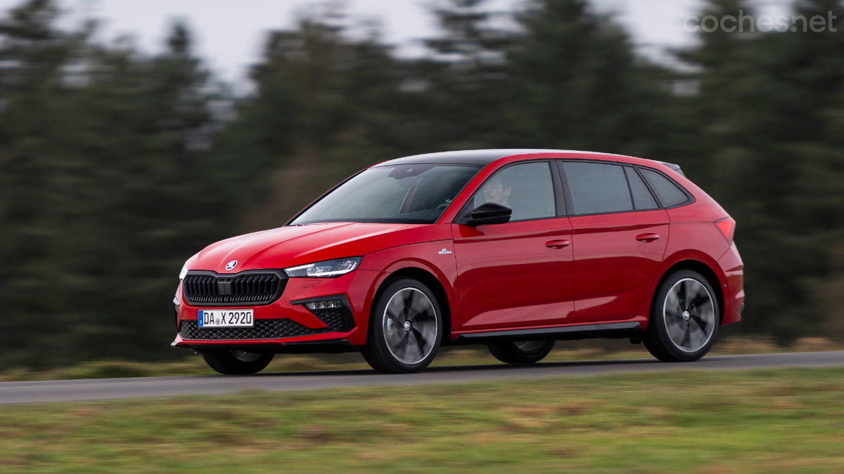 El Skoda Scala (en la imagen la versión Monte Carlo) es un compacto con una gran relación entre precio, tamaño y equipamiento.