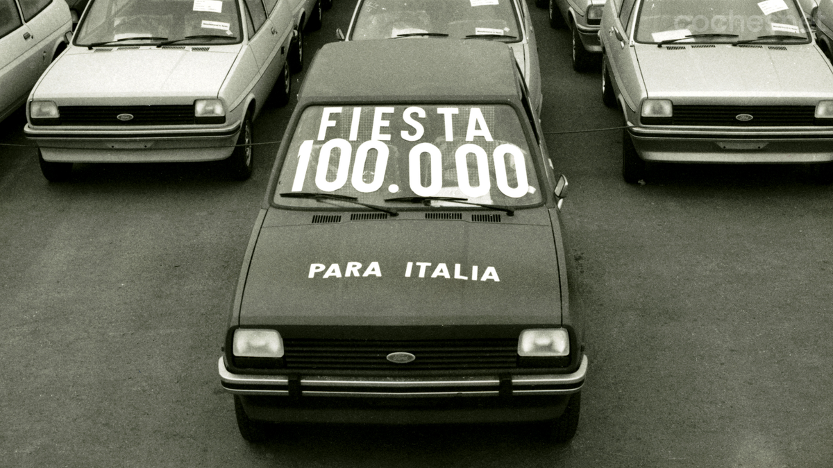 La mayoría de la producción del Ford Fiesta en España en los primeros años se dedicó a la exportación, tal como la propia Ford deseaba.