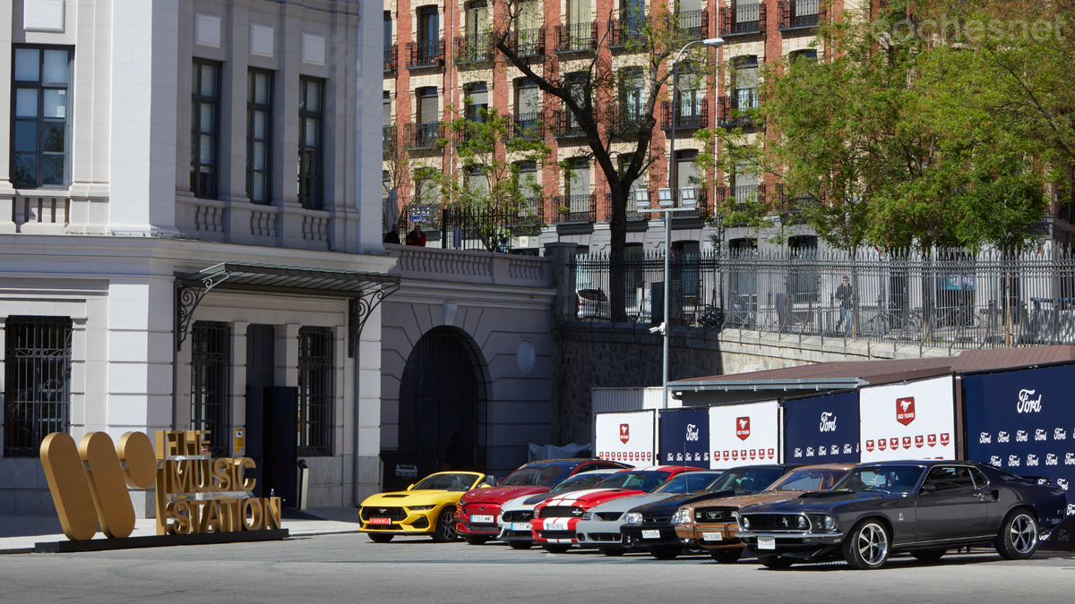Ford España celebra el 60 aniversario del Mustang en el espacio Warner Music Station, en Madrid.