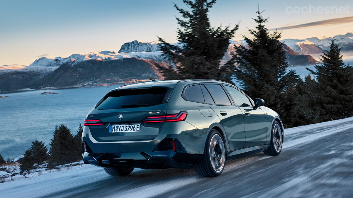 El BMW i5 eDrive40 Touring es la opción más equilibrada por prestaciones, confort y consumo