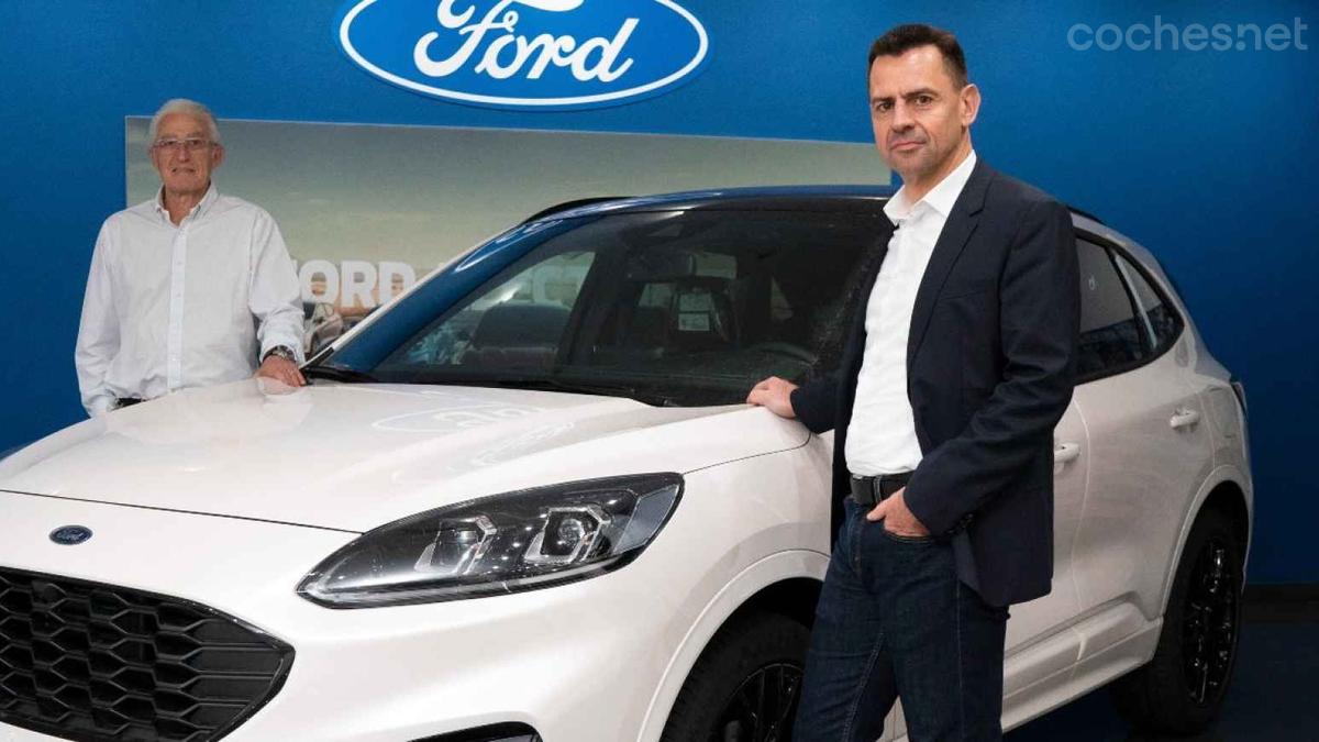 Martin Sander, a la derecha de la imagen, es el responsable de producto de Ford para Europa
