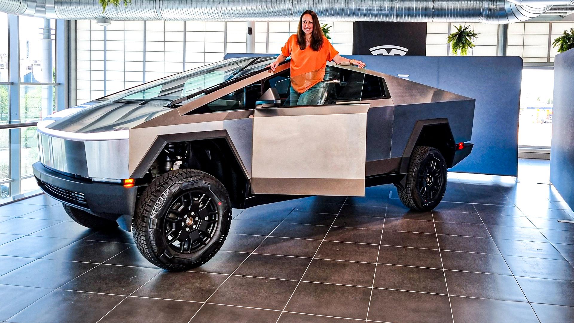 ¿El Rey De Los Pick Ups Eléctricos?  Tesla Cybertruck 2024 En Madrid. - ru5zois