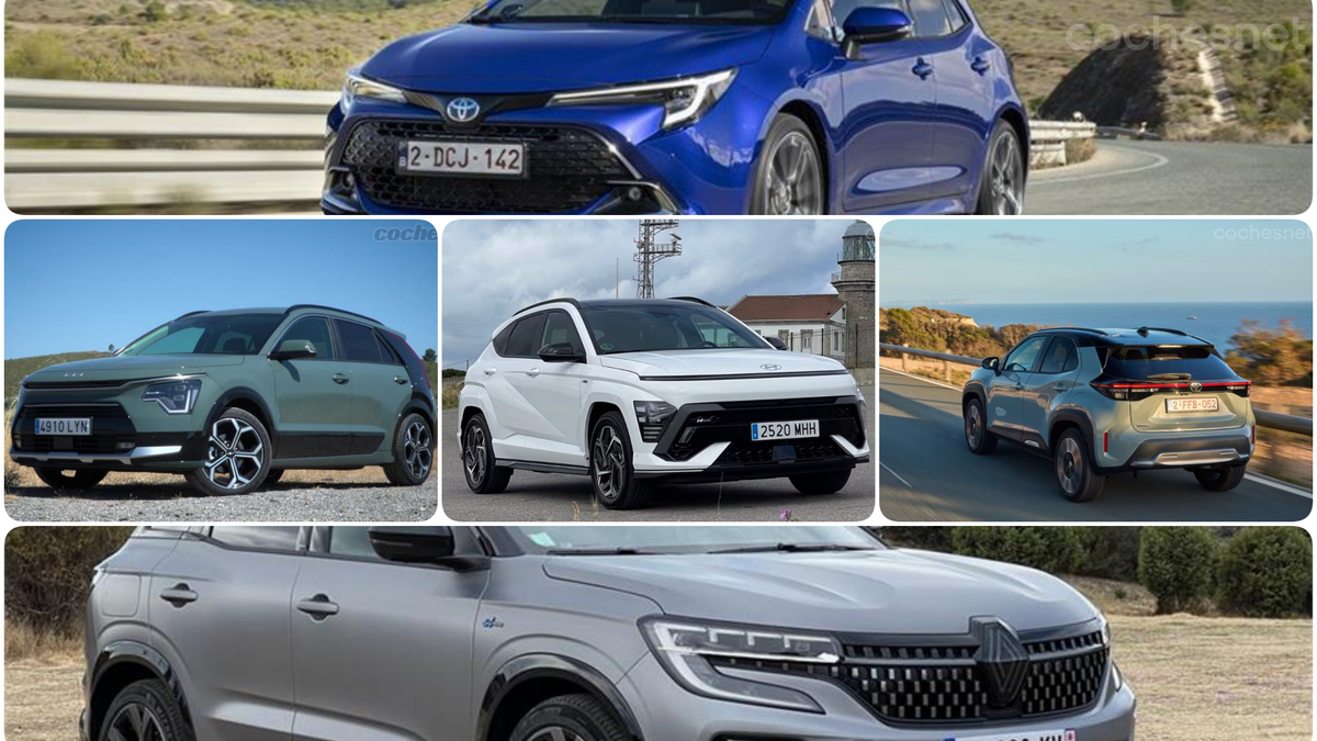 Los 10 coches híbridos más vendidos: etiqueta eco y bajo consumo