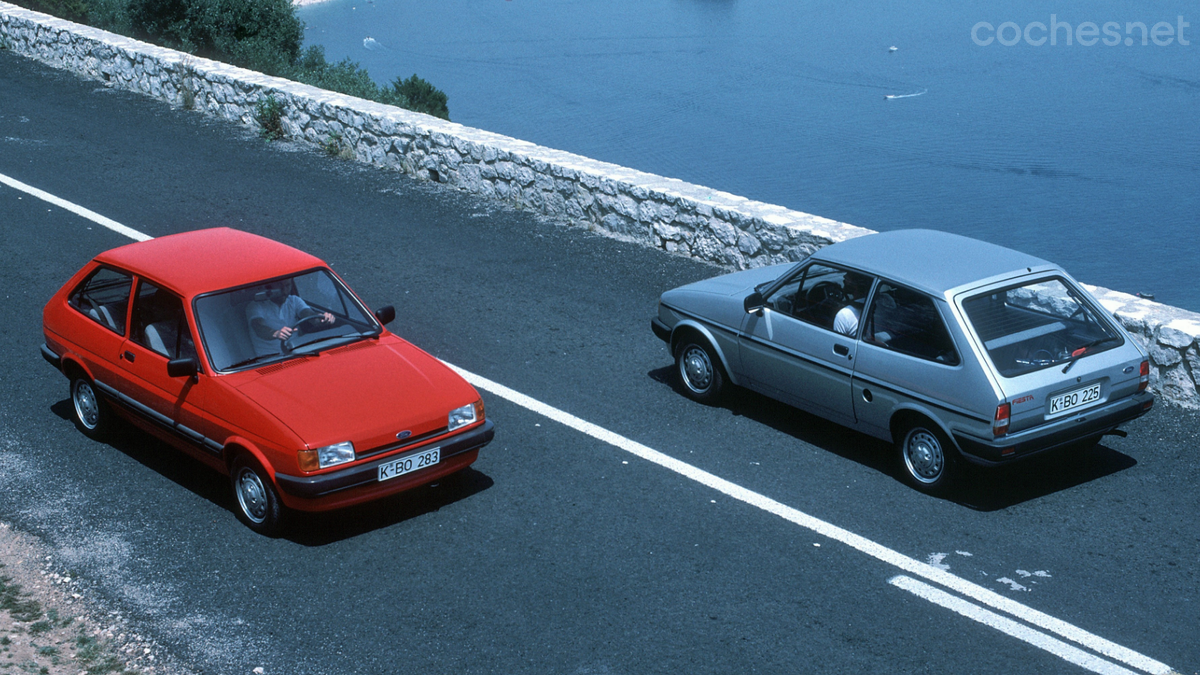 El rediseño de 1983 cambió tanto el frontal como la trasera del Ford Fiesta, pero no sus dimensiones.