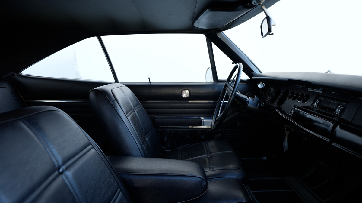 Interior del Dodge Charger 1969