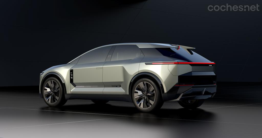 Las formas crossover del Toyota FT-3e son evidentes. El coche busca la neutralidad de carbono y podrá transferir parte de su energía a la red. 