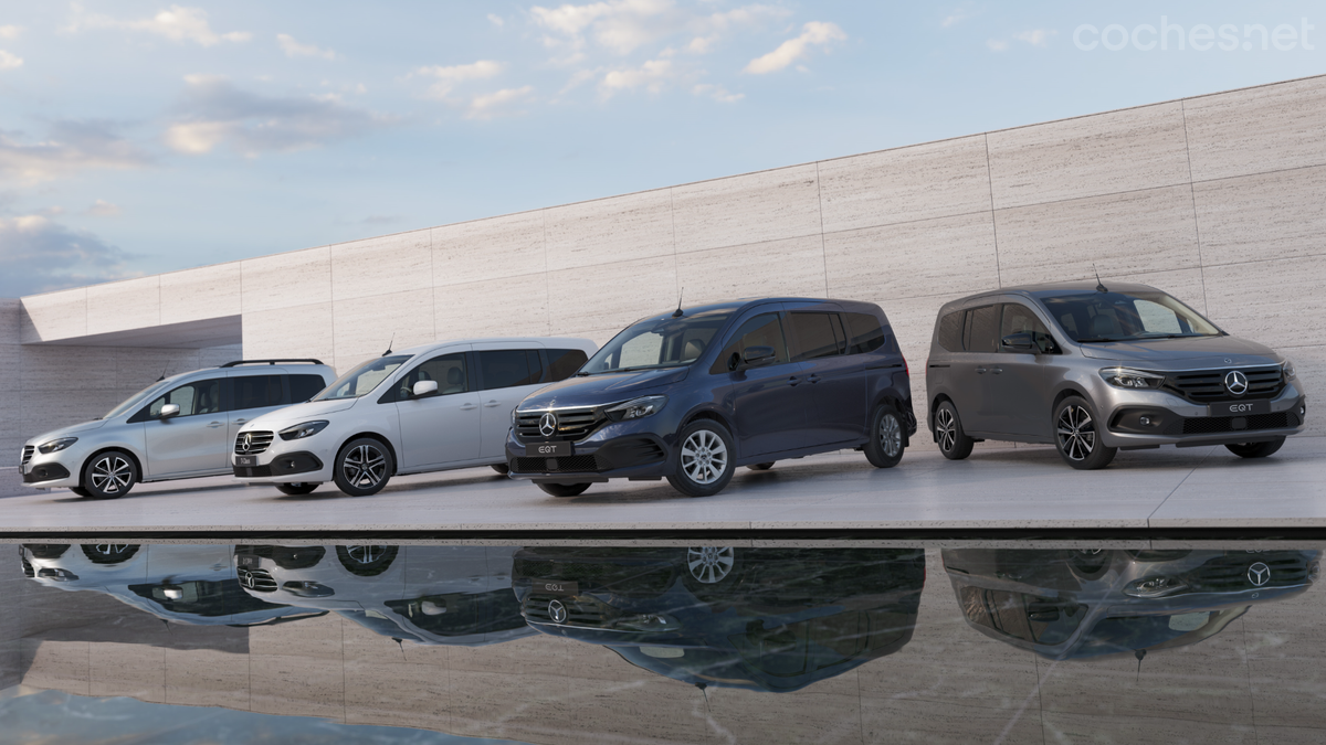 Mercedes-Benz EQT y eCitan Tourer: Se amplía la gama de furgonetas pequeñas