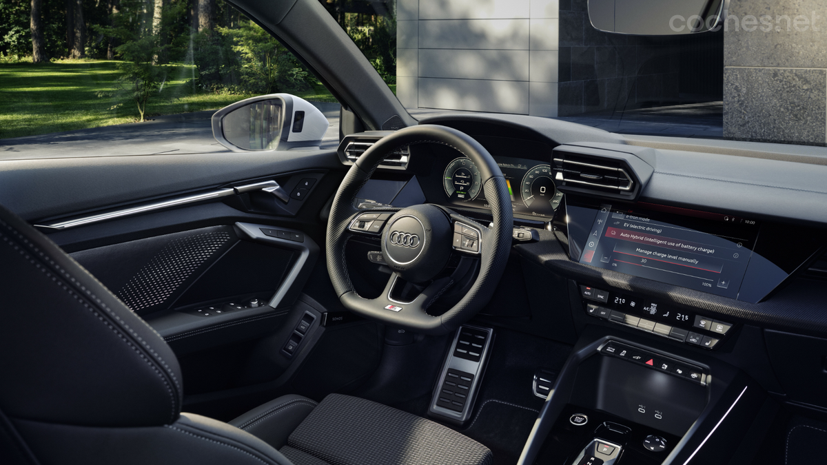 El Audi virtual cockpit permite gestionar el flujo de energía y la autonomía en tiempo real.