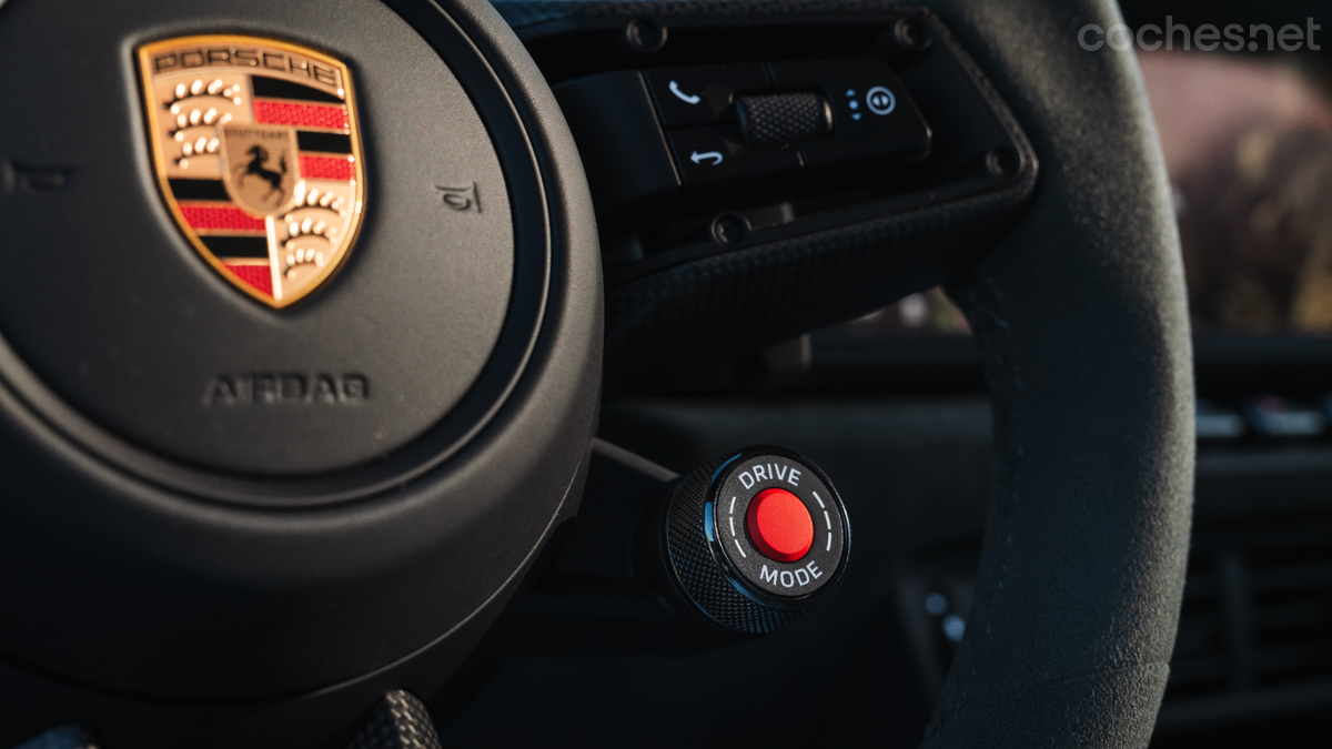 El dial del Drive Mode se incorpora de serie en todas las versiones de este nuevo 911. 