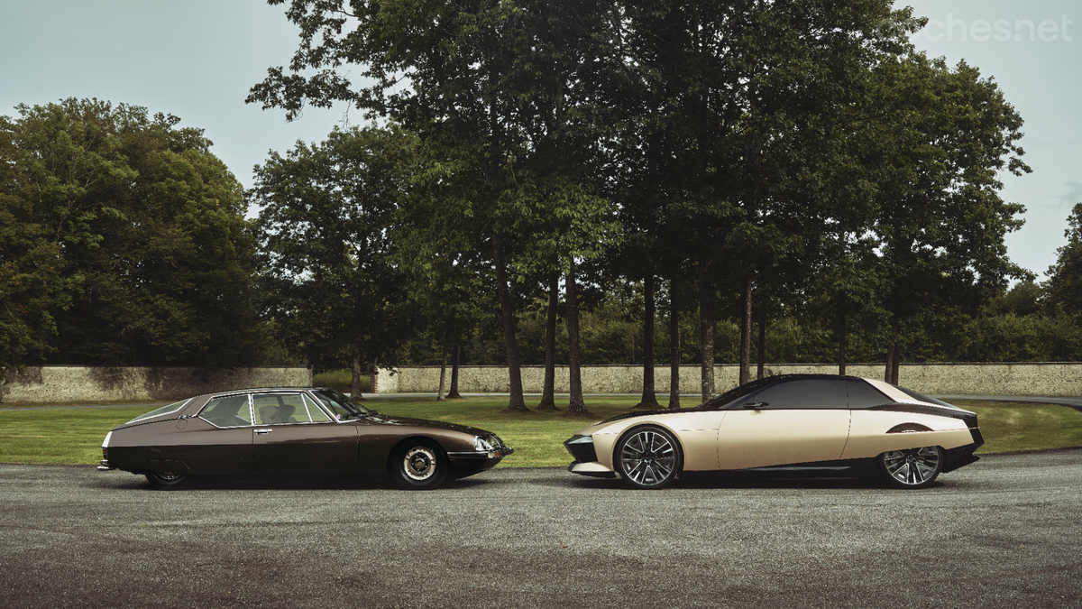 El SM TRIBUTE mantiene las proporciones del Citroën SM de 1970