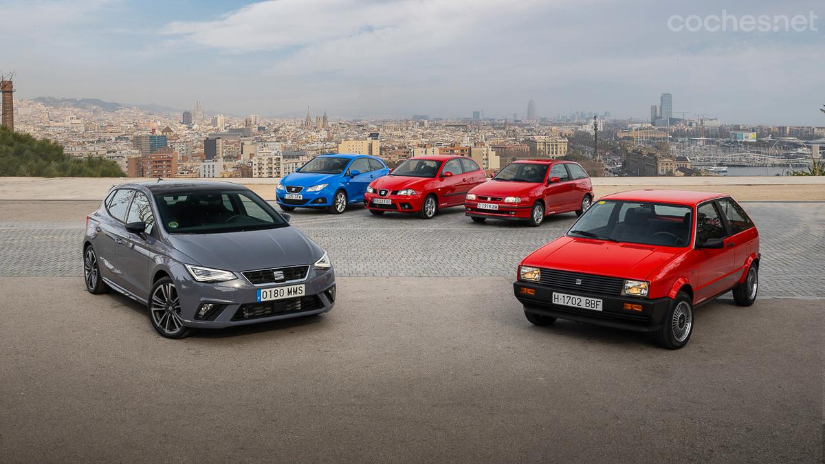 El Seat Ibiza celebra sus 40 años de historia