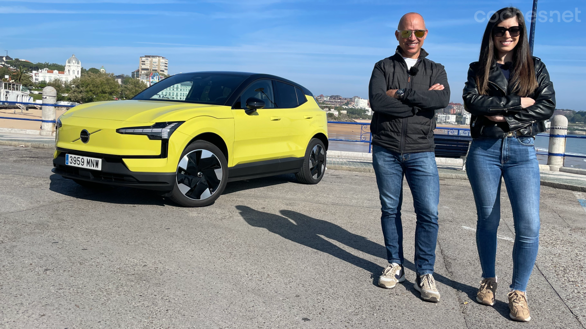 Deporte y seguridad en un Volvo EX30